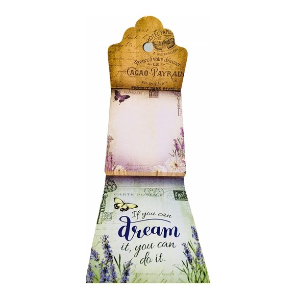 Nicole Brayden Dream Big Butterfly Purse Pocket Notepad (25890) - Picture 2 of 3